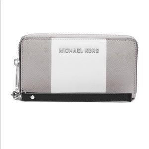 Micheal kors Grey and white wallet
